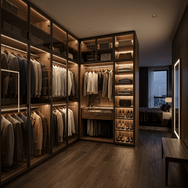 Luxury Walk-in Wardrobe